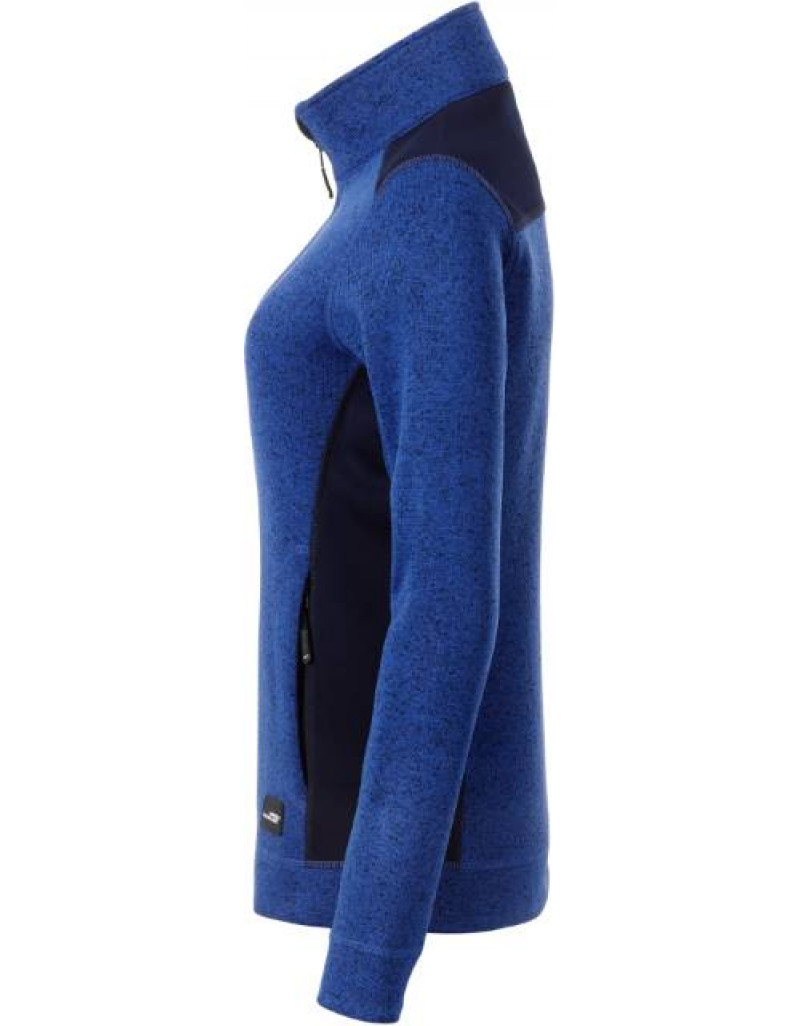 Jachetă de lucru tricotată din fleece pentru femei-groasa